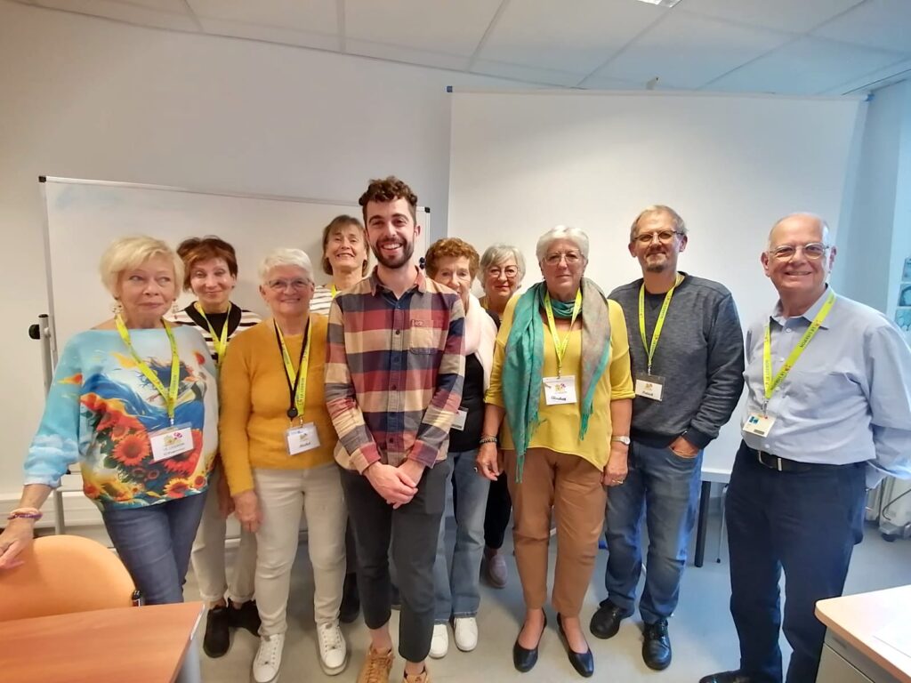 Visite de Théo Jones hier au Liseron